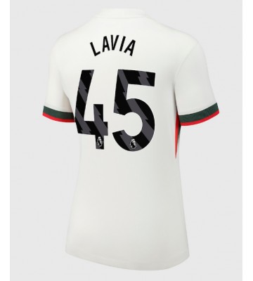 Chelsea Romeo Lavia #45 Udebanetrøje Dame 2025-26 Kortærmet